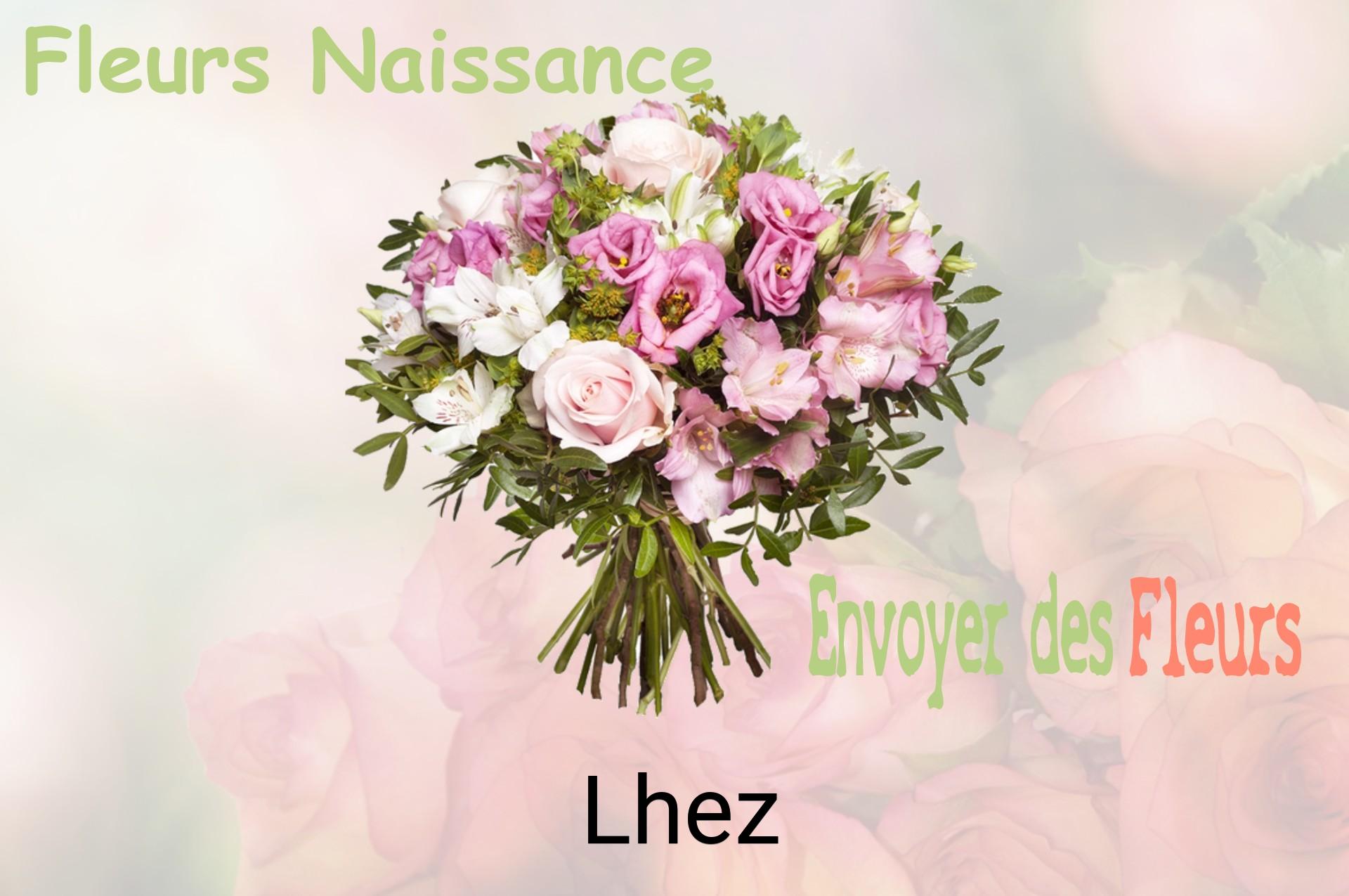 Bouquet de fleurs de naissance livré à Lhez